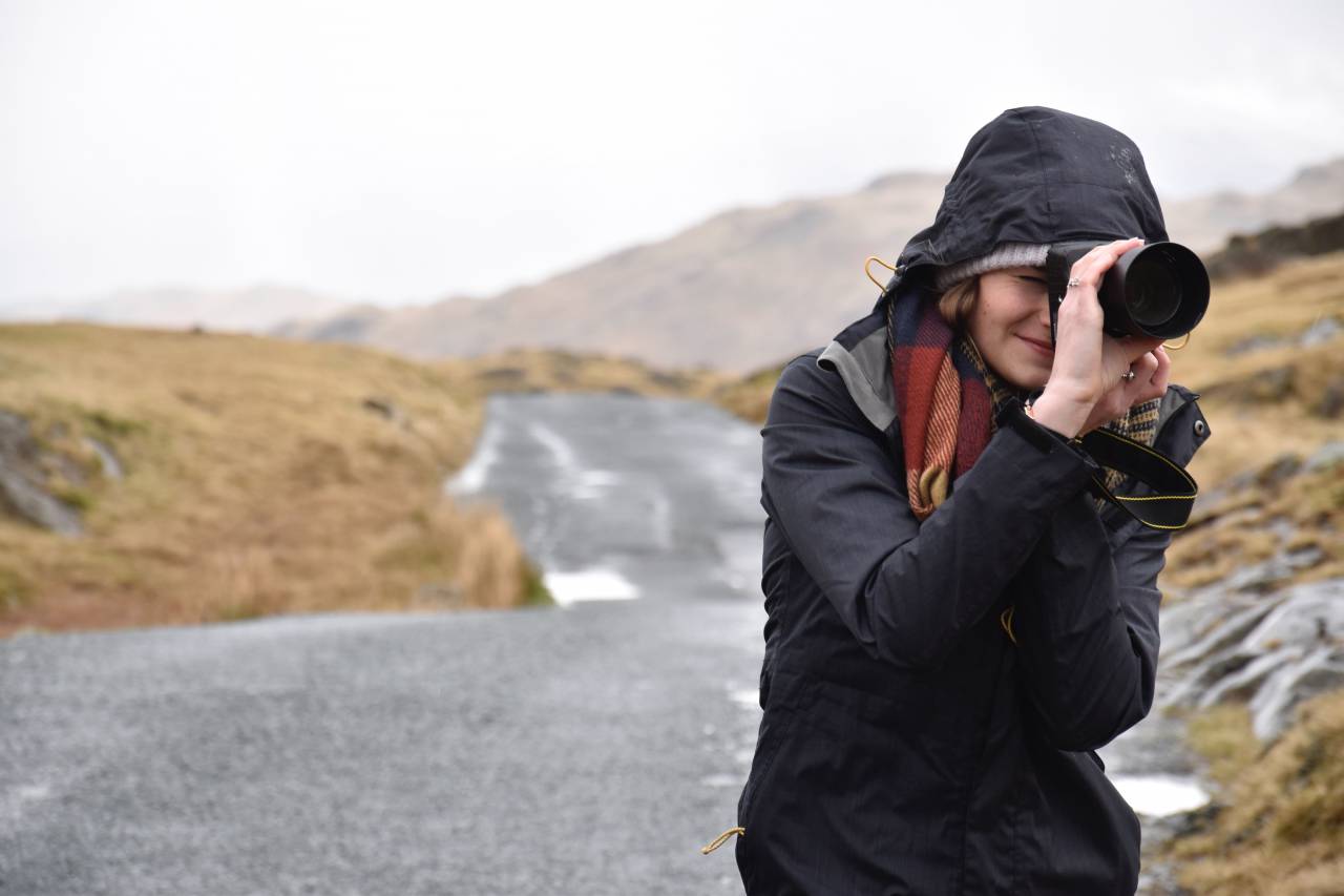people, woman, camera, photographer, photography, lens, shutter, iso, aperture, nature, road, green, grass, mountain, travel, adventure
, 
