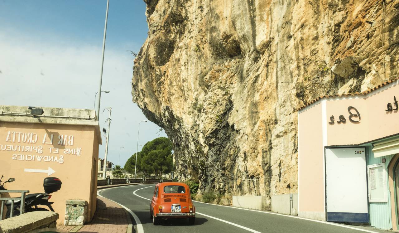 Carretera, coche, vehículo, transporte, antiguo, vintage, viajes, aventuras,