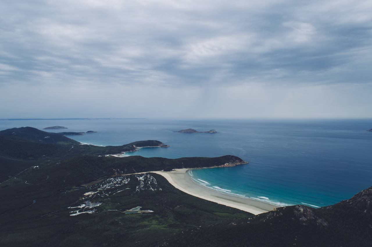 sea, ocean, blue, water, nature, beach, coast, shore, rocks, hill, cliff, mountain, cloud, sky, road, travel, outdoor, landscape, horizon
, 
