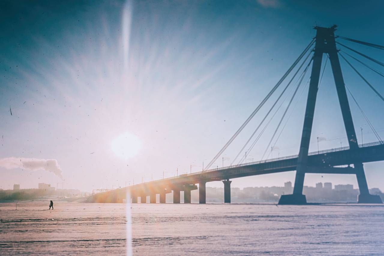 Mar, océano, azul, agua, naturaleza, luz del sol, amanecer, sol, puente, arquitectura, nube, cielo,