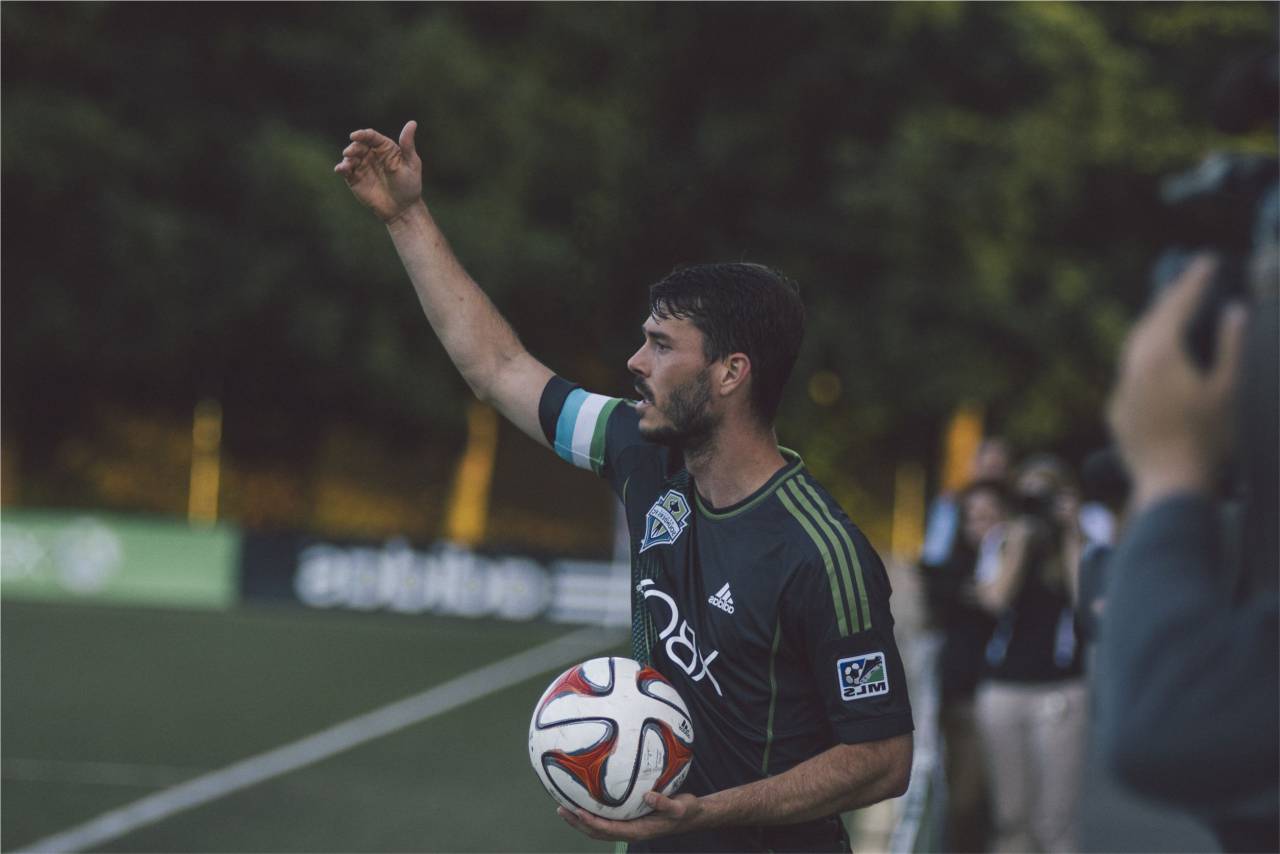 fútbol, atleta, deportes, pelota, aptitud, chico, hombre, gente,