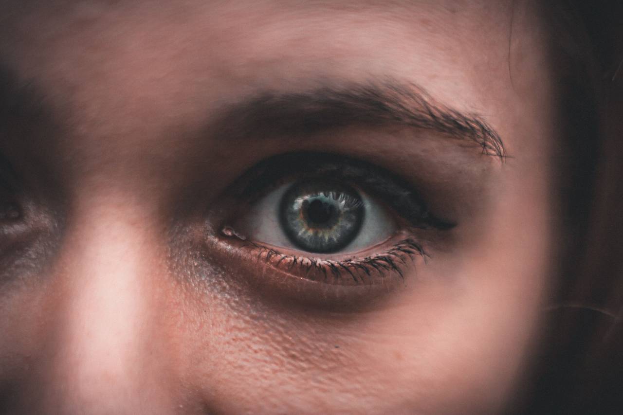 Mujer, azul, ojos, close-up, hembra, niña, persona, gente, cara abierta,