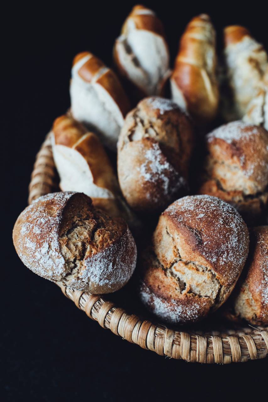 baguette, food, black, fresh, healthy, background, bread, bakery, loaf, traditional, organic, rustic, french, closeup, delicious, gourmet, 