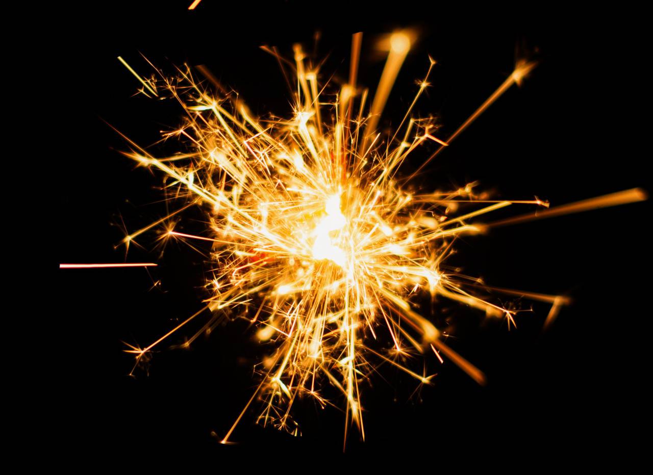 Lit Sparkle, Black Background, Overlay, Celebration, Light, Festive, Object, flare, sparkler, lit, bright, nobody, no people, 