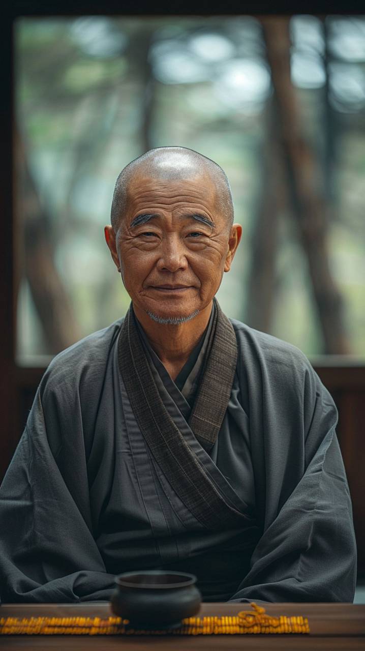 monk, oriental, forest, portrait, spirituality, wisdom, peace, meditation, nature, serenity, calm, mindfulness, Buddhist, forest path, tranquility, quiet, harmony, contemplative, silence, deep thought, green, outdoor, portrait photography, calmness, spiritual journey, inner peace, Buddhism, solitude, nature connection, 