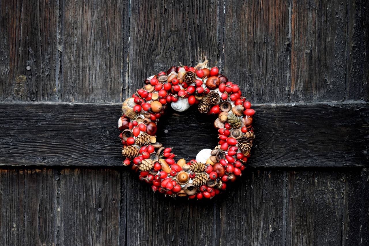 christmas, ornament, decoration, holiday, design, celebration, xmas, winter, green, door, decor, pine, festive, season, wreath, new, garland, tree, merry, red, year, background, white, december, traditional, decorative, seasonal, ribbon, evergreen, holly, branch, vector, home, nature, card, happy, fir, vintage, isolated, illustration, greeting, frame, ball, tradition, interior, berry, bow, leaf, spruce, circle, 