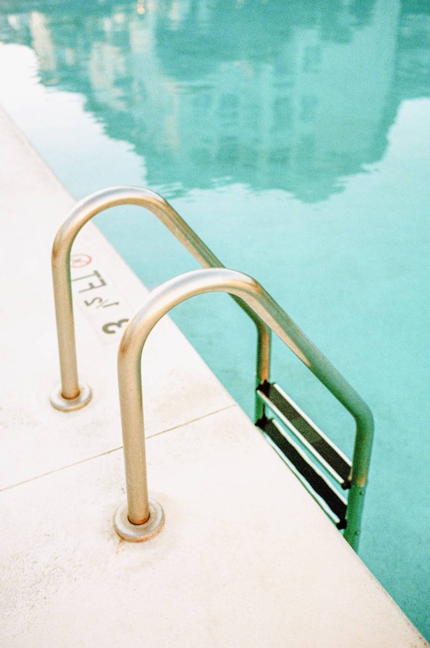 nobody, ladder, pool, summer, water, blue, luxury, hotel, poolside, wet, relaxation, background, resort, outdoor, swimming, leisure, activity, stair, spa, holiday, swim, steel, safety, sport, vacation, home, clean, sunlight, swimming pool, travel, beautiful, fun, nature, cool, lifestyle, stairs, floor, edge, relax, healthy, refreshing, staircase, design, clear, entrance, wood, horizontal, rest, deck, metal, 
