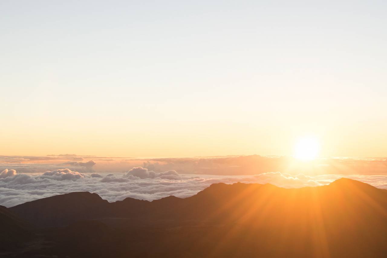naturaleza, puesta de sol, paisaje, nubes, montañas, amanecer, cielo,